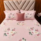 Luxurious Pink Floral Bedding Suite