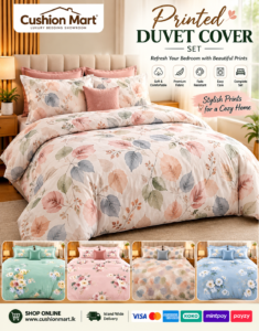 {E}PRINTED DUVET COVER-SRILANKA