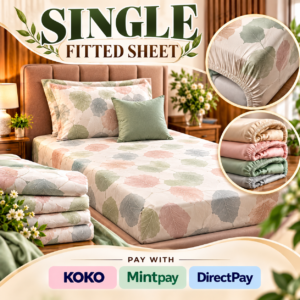 {A} SINGLE PRINTED FITTED SHEET - SRILANKA