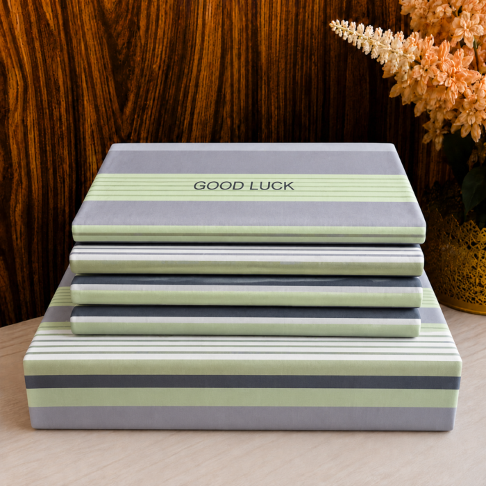 Striped Good Luck Bedding Stack